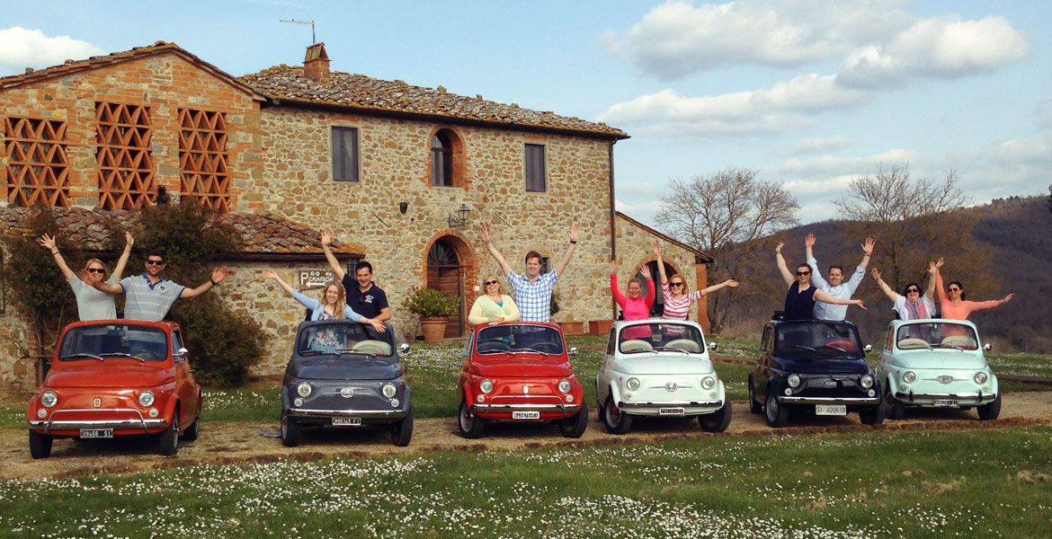ORIGINAL FIAT 500 VINTAGE TOUR DISCOVERING FLORENCE